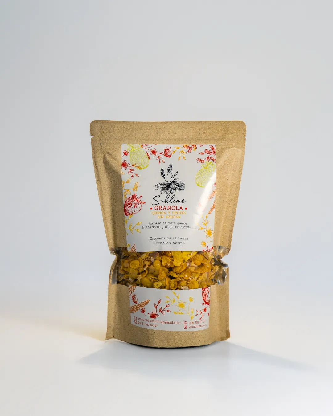 GRANOLA FRUTAS SIN AZUCAR 300 GR